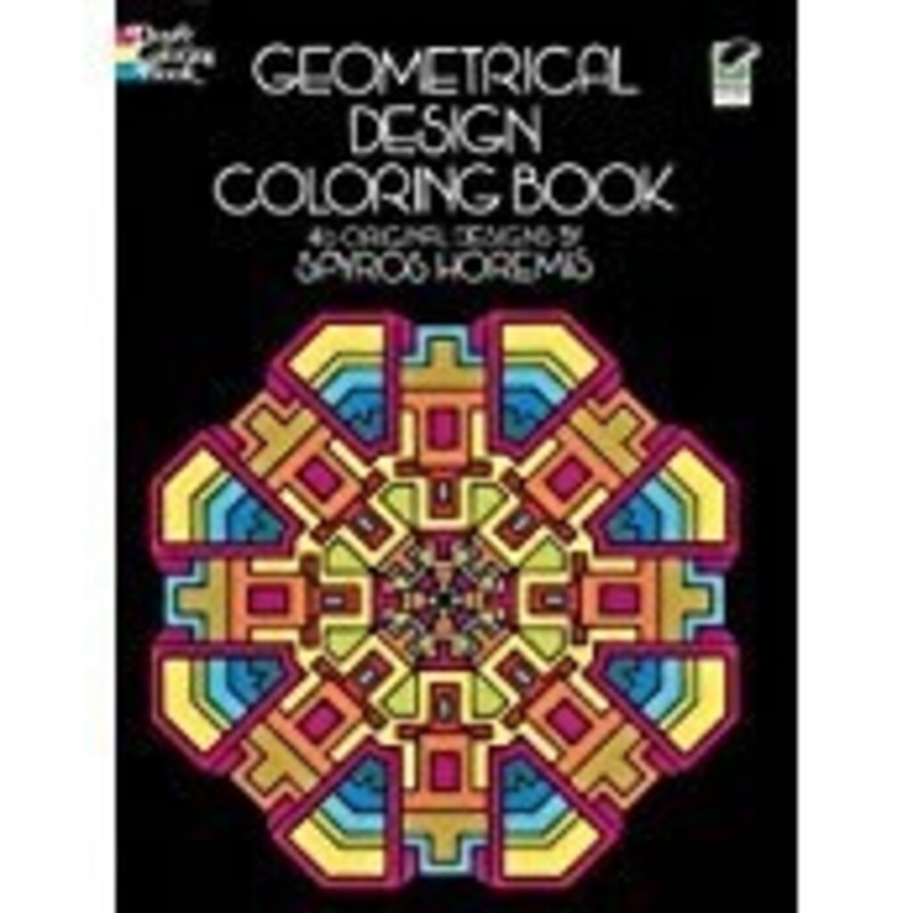 DOVER PUBLICATIONS GEOMETRIC DESIGN COLORING