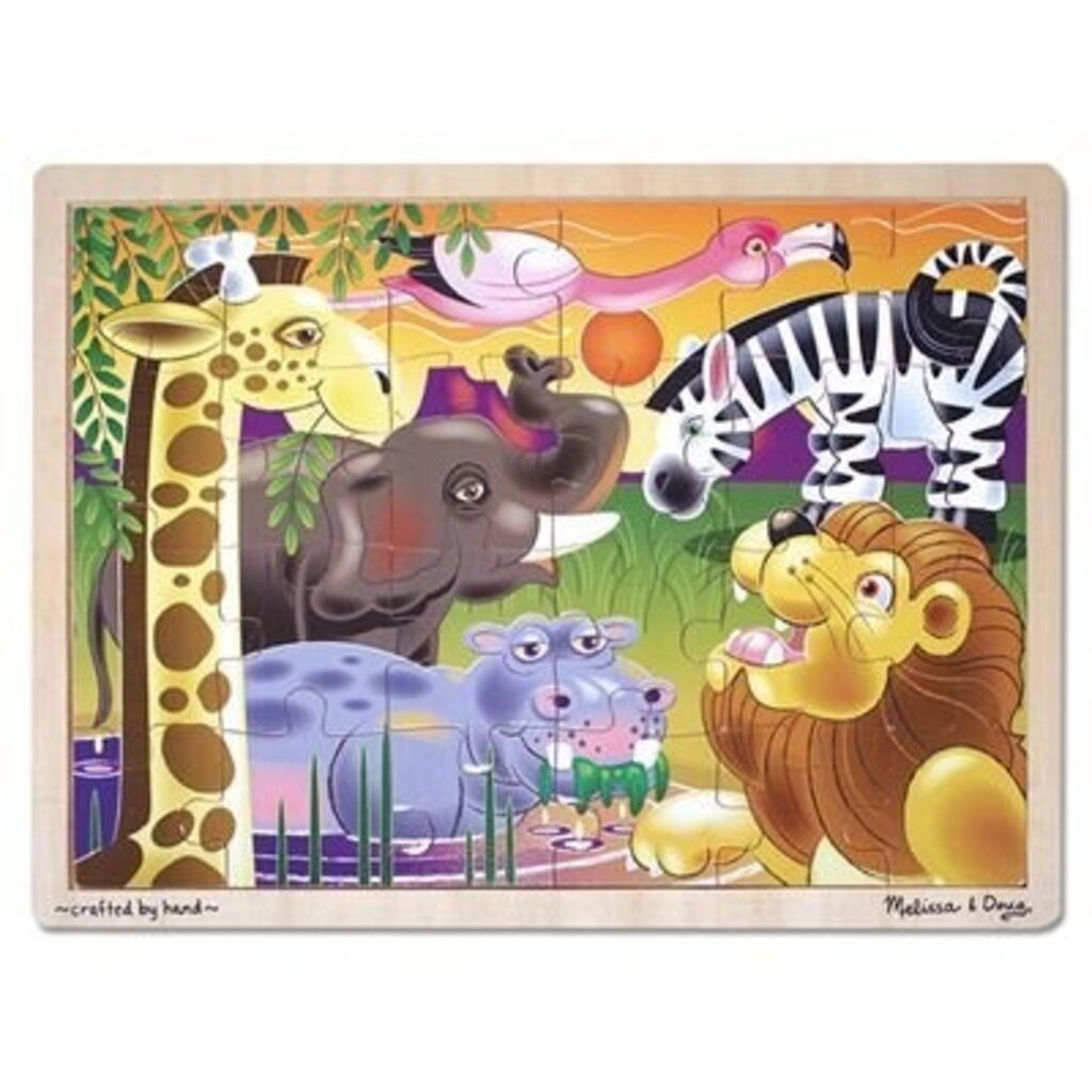 MELISSA AND DOUG AFRICAN PLAINS 24 PIECE PUZZLE