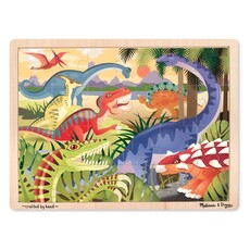 MELISSA AND DOUG DINOSAUR 24 PIECE PUZZLE