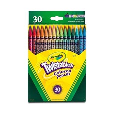 CRAYOLA 30 TWISTABLES COLORED PENCILS