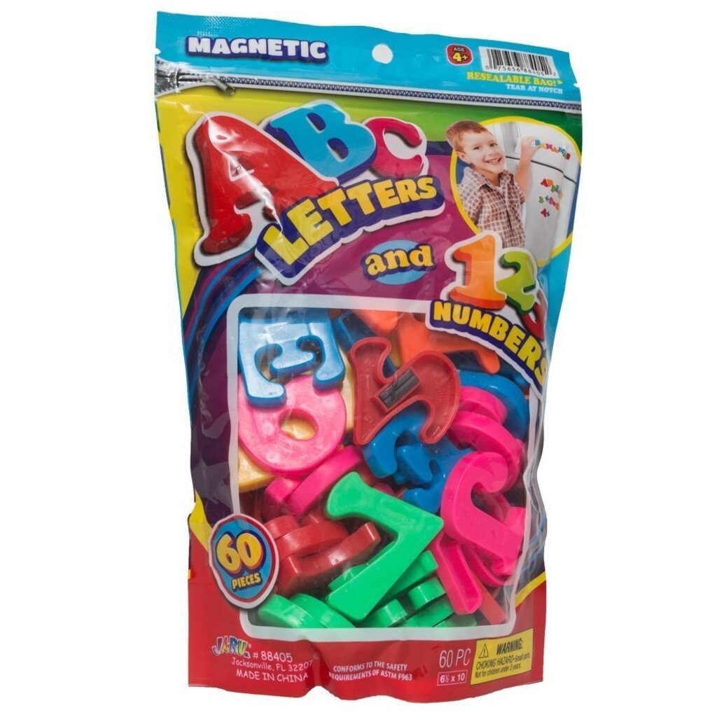 JA-RU ABC MAGNETIC LETTERS & NUMBERS