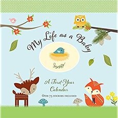 PETER PAUPER BABY'S FIRST YEAR CALENDAR WOODLAND FRIENDS*