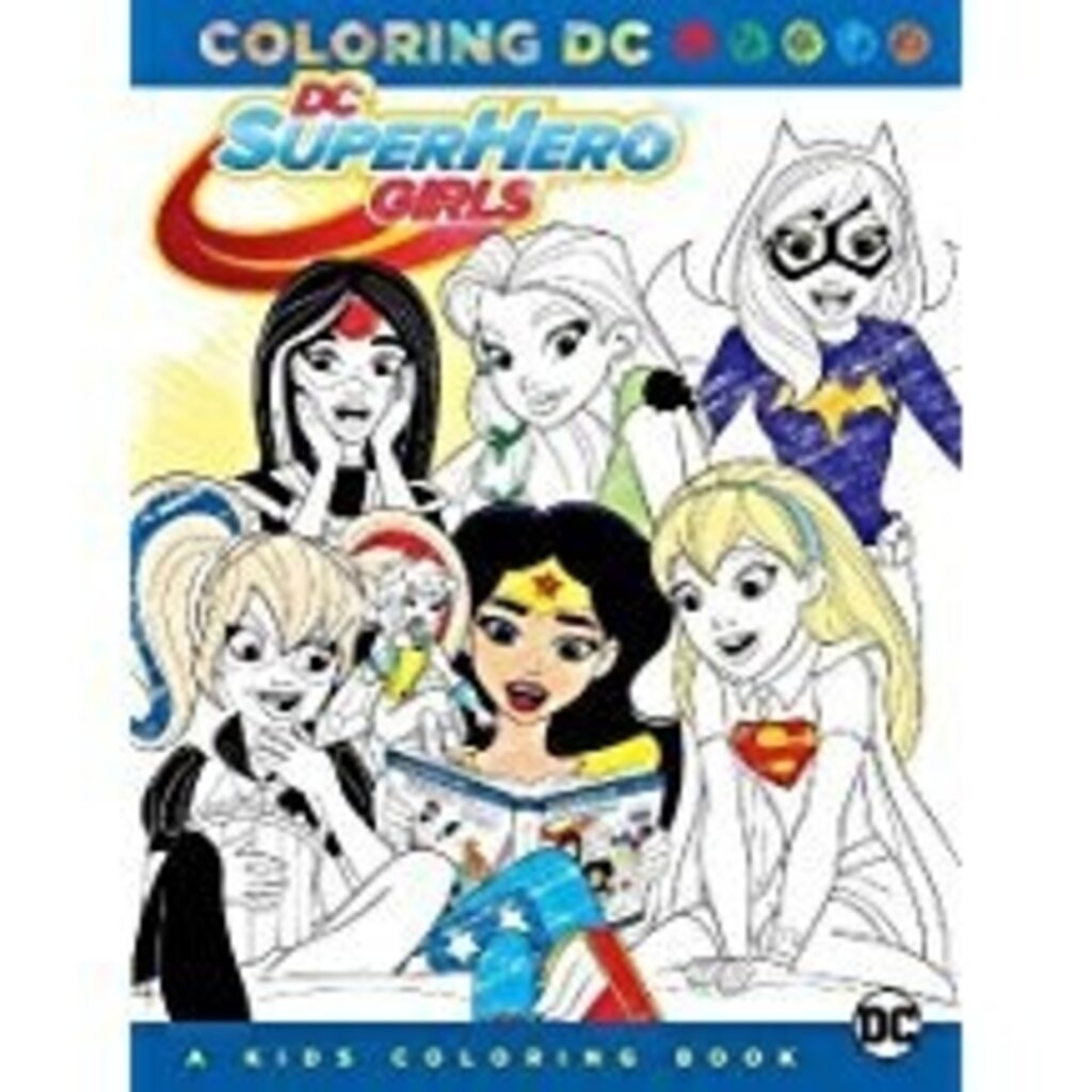 RANDOM HOUSE DC SUPER HERO GIRLS KIDS COLORING*