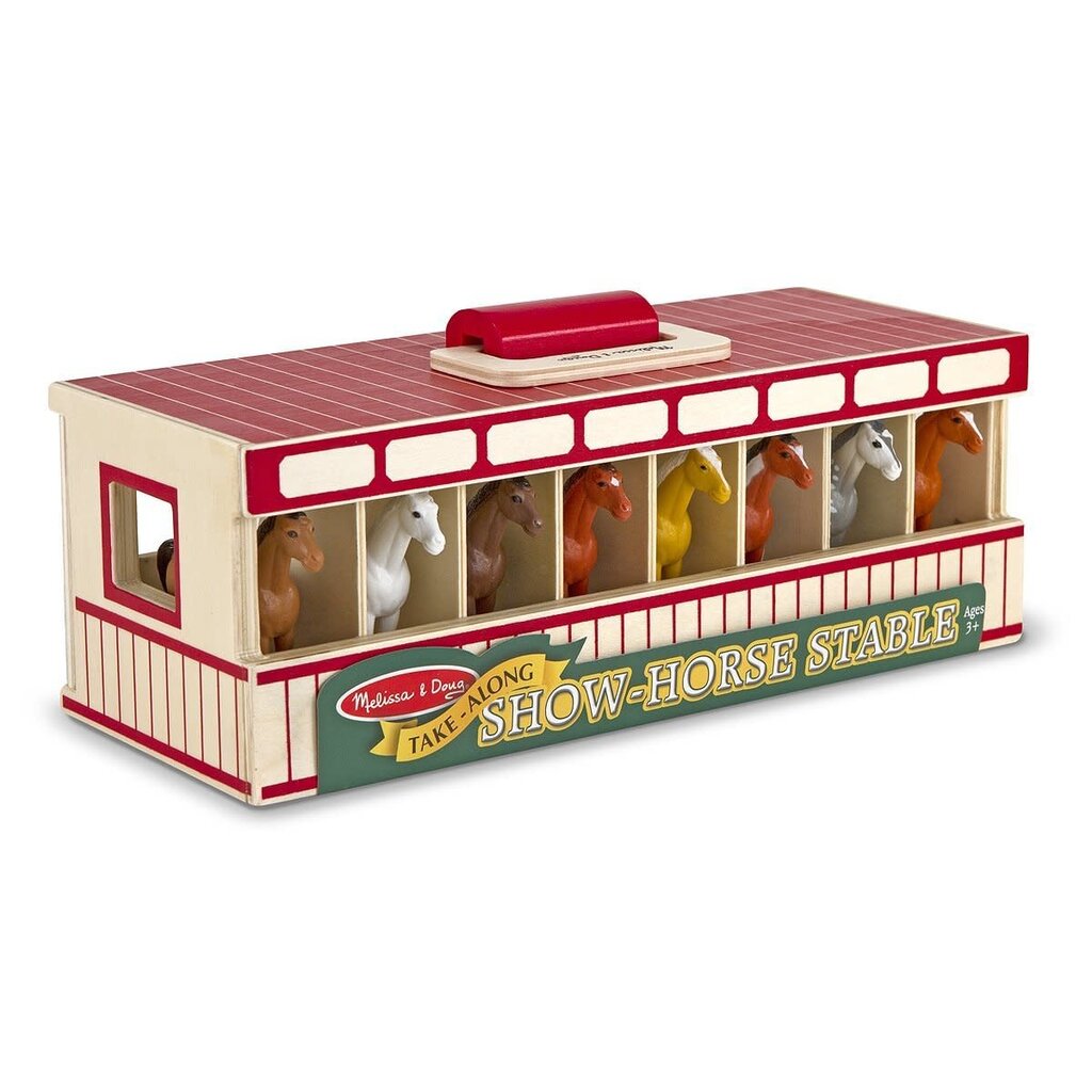 MELISSA AND DOUG TAKE ALONG SHOW- HORSE STABLE