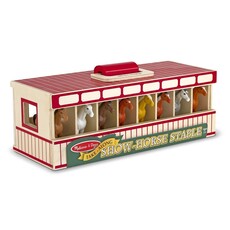 MELISSA AND DOUG TAKE ALONG SHOW- HORSE STABLE