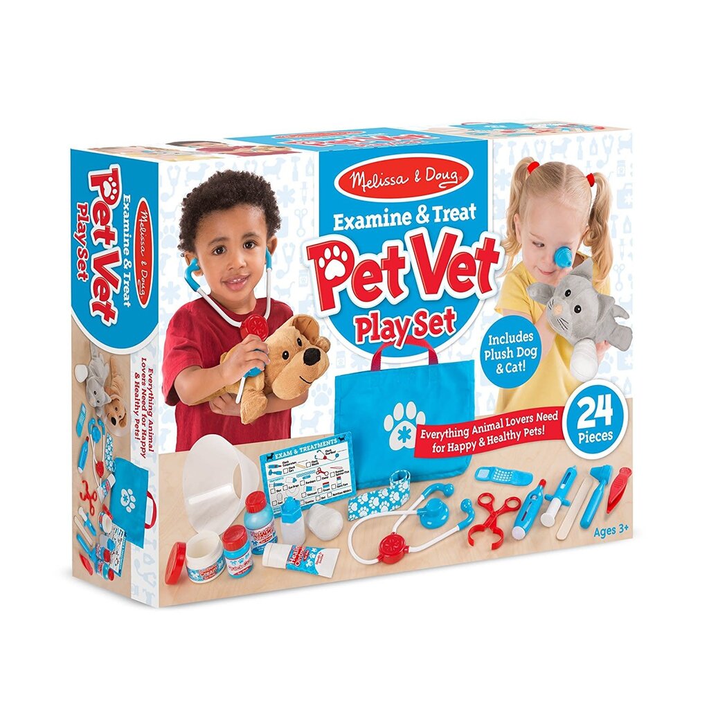 MELISSA AND DOUG EXAMINE & TREAT PET VET PLAY SET