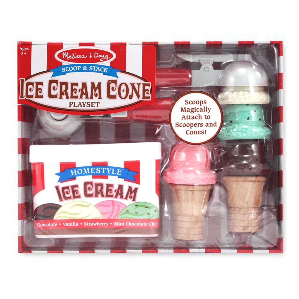 MELISSA AND DOUG ICE CREAM CONE PLAYSET