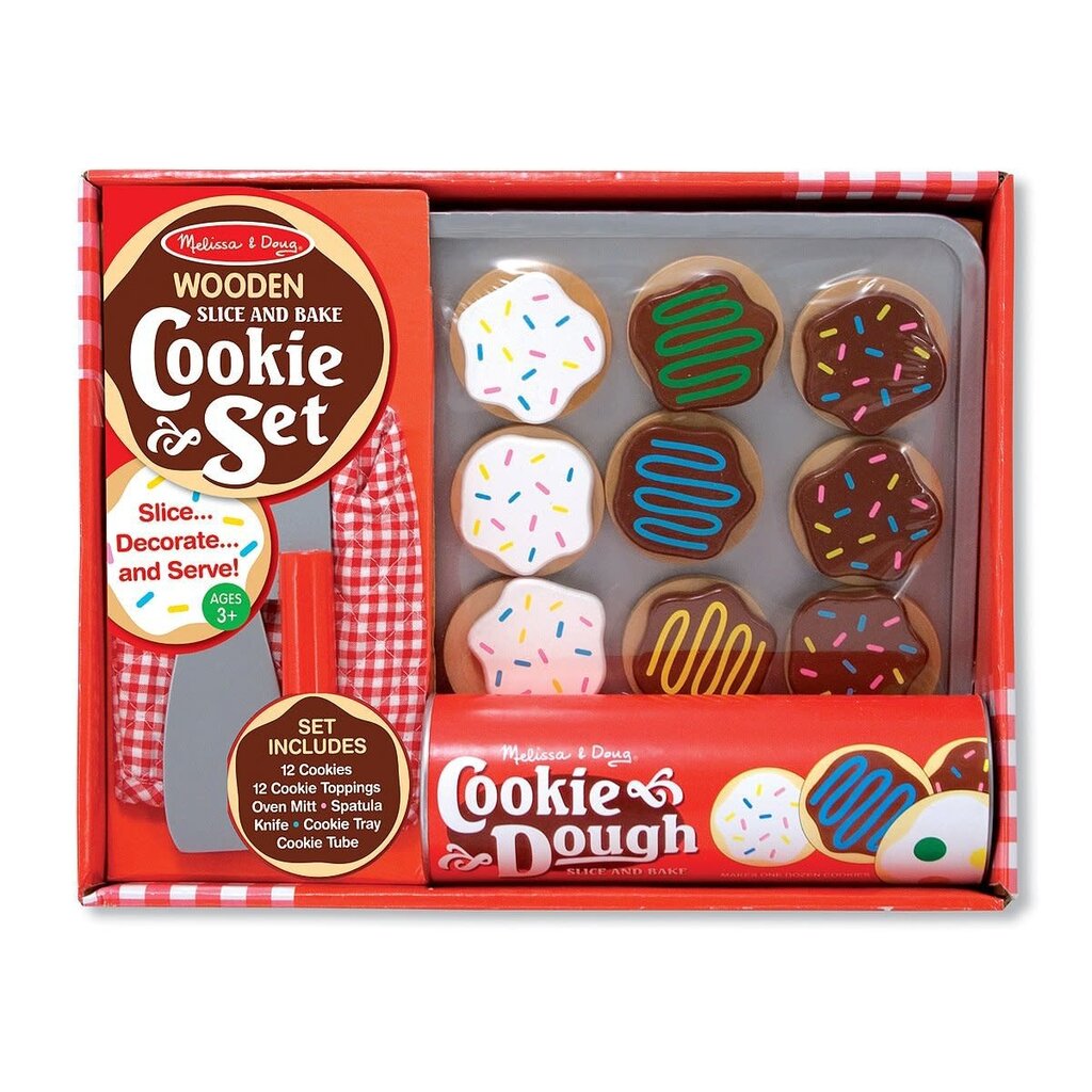 MELISSA AND DOUG SLICE AND BAKE COOKIE SET*