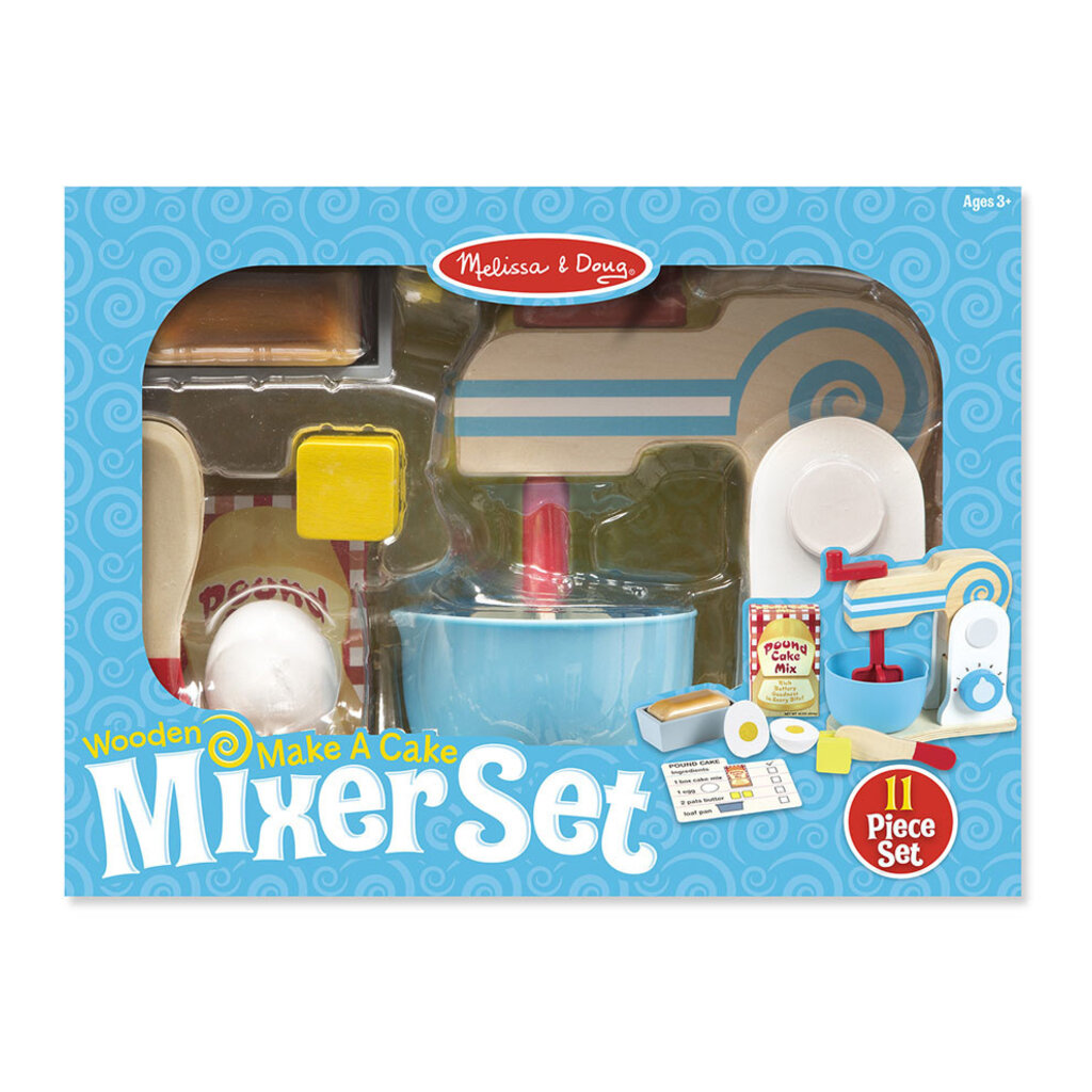 MELISSA AND DOUG MAKE A CAKE MIXER SET