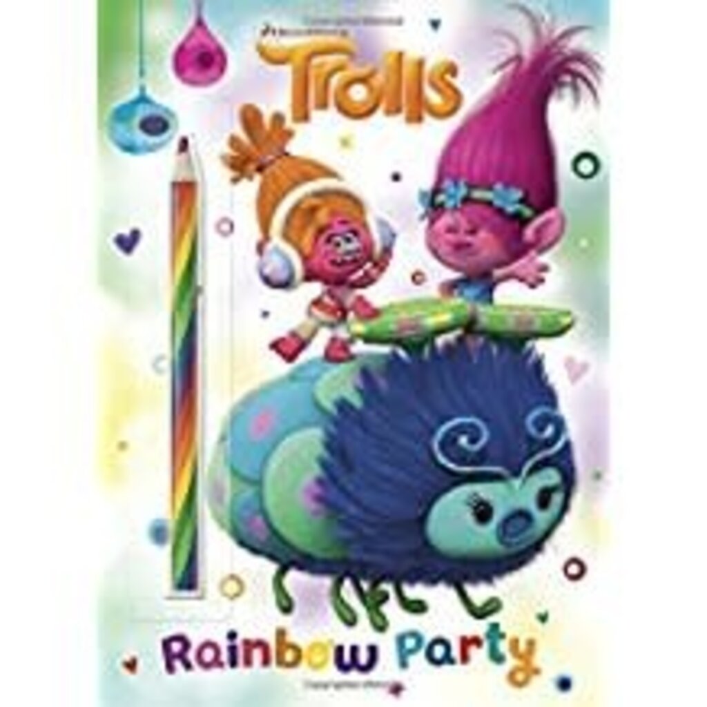 RANDOM HOUSE TROLLS: RAINBOW PARTY PENCIL COLOR BOOK