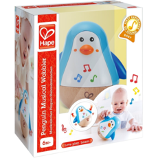 HAPE PENGUIN MUSICAL WOBBLER