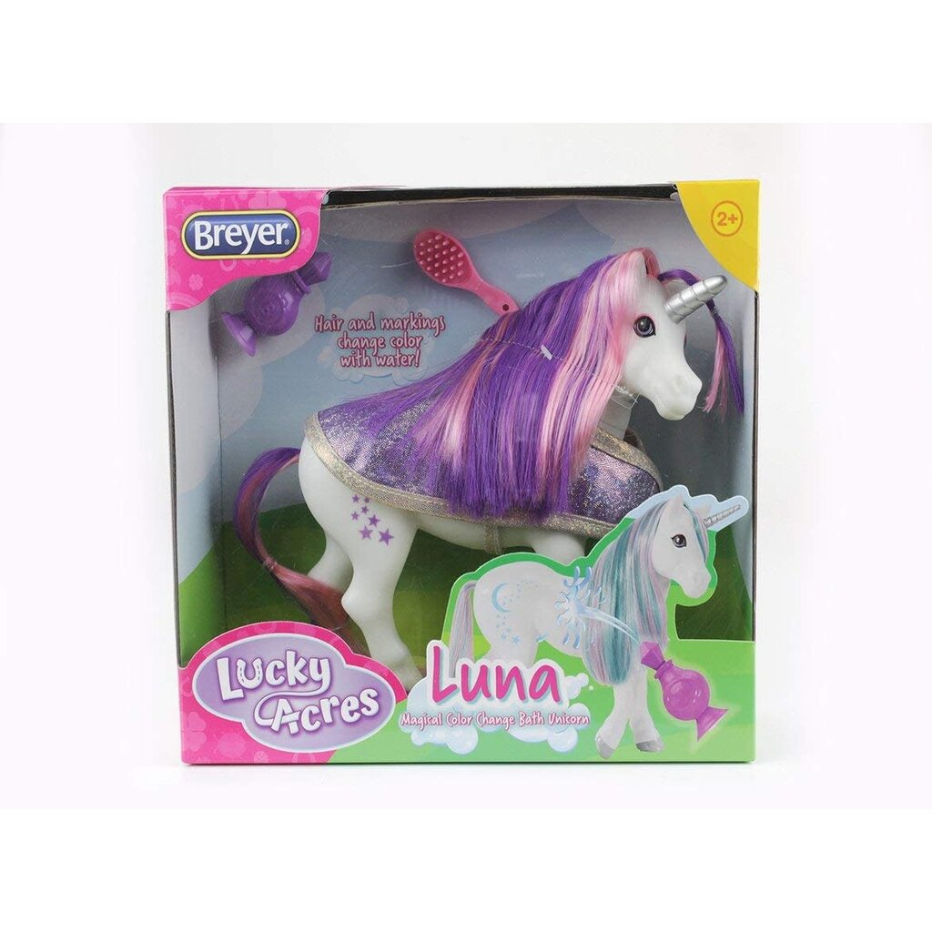 BREYER LUNA BATH TIME UNICORN