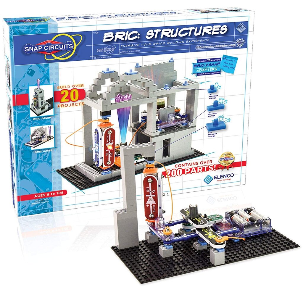 ELENCO ELECTRONICS SNAP CIRCUITS BRIC STRUCTURES*