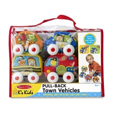 MELISSA AND DOUG PULL BACK TOWN VEHICLES