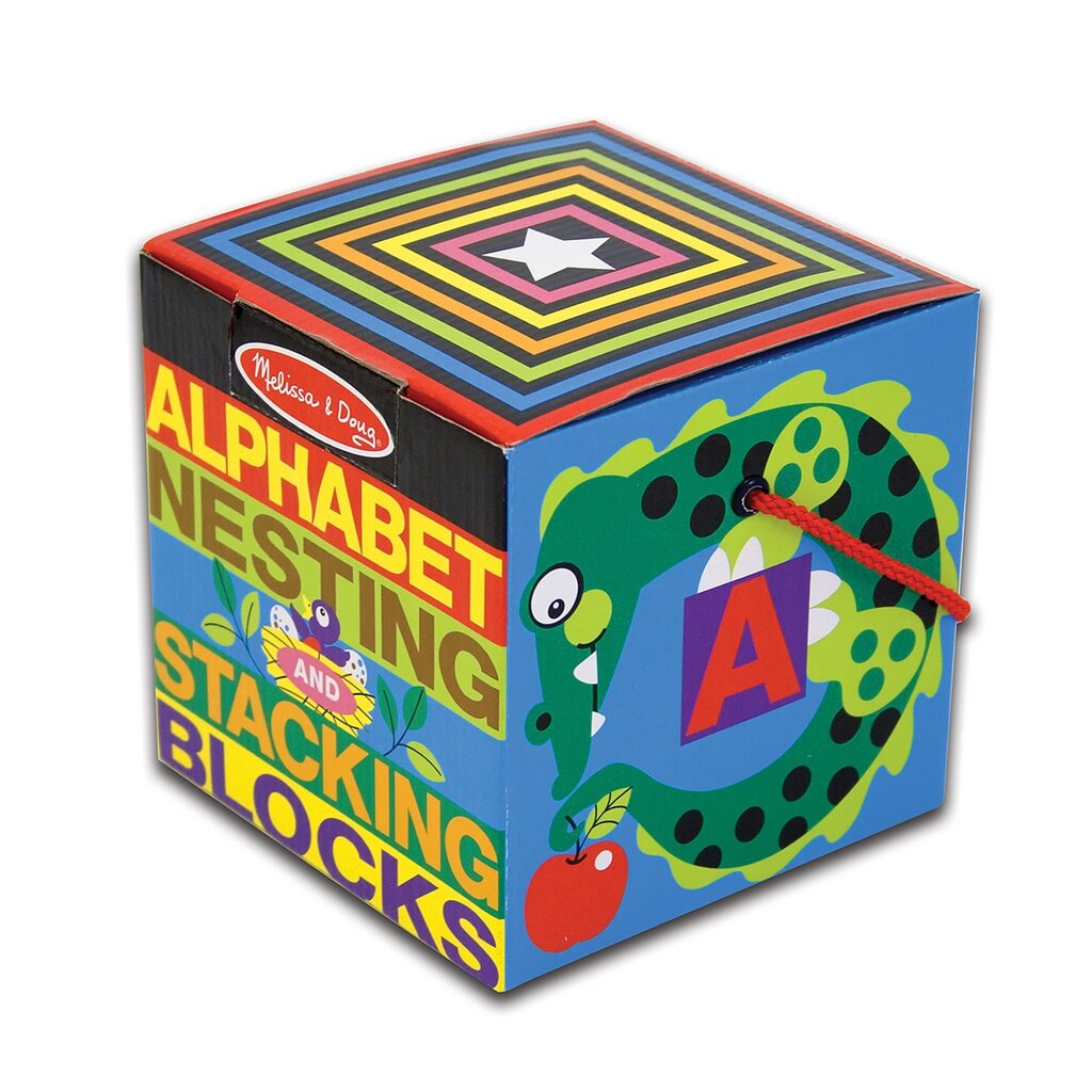 MELISSA AND DOUG ALPHABET NESTING BLOCKS