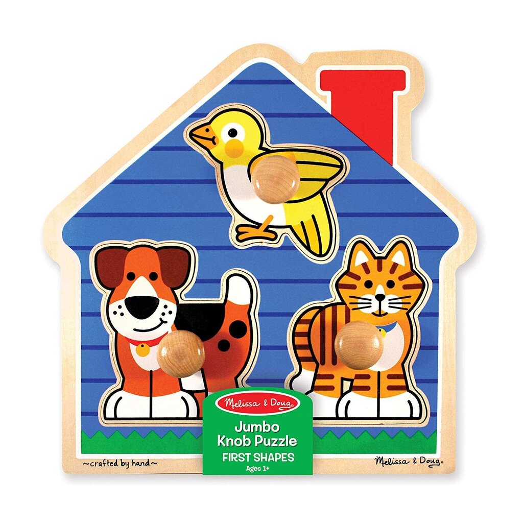 MELISSA AND DOUG HOUSE PETS JUMBO KNOB PUZZLE*