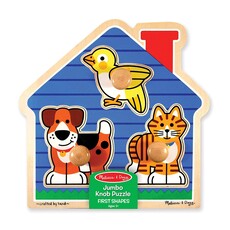 MELISSA AND DOUG HOUSE PETS JUMBO KNOB PUZZLE*