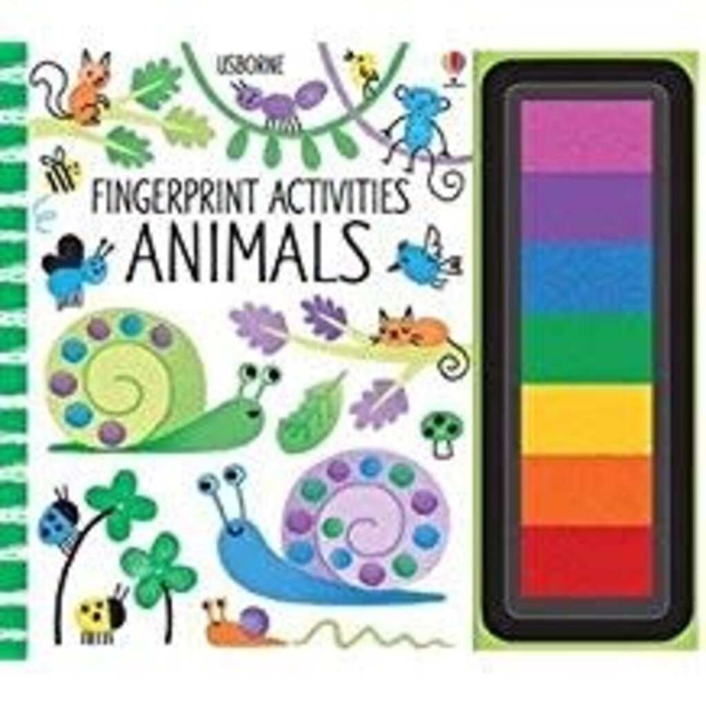 USBORNE FINGERPRINT ACTIVITIES ANIMALS