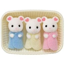 MARSHMALLOW MOUSE TRIPLETS CALICO CRITTERS