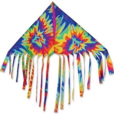 PREMIER KITE TIE DYE FRINGE DELTA KITE