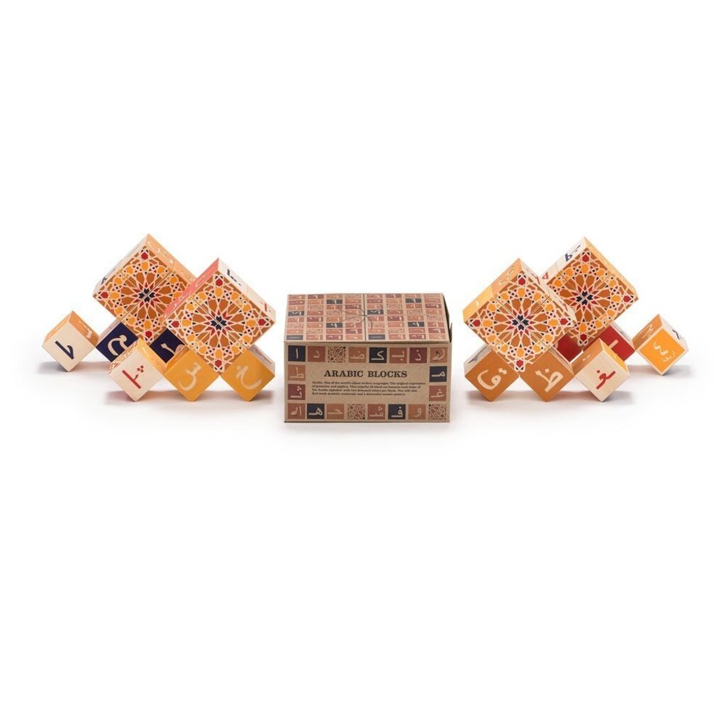 UNCLE GOOSE LINDENWOOD FOREIGN ALPHABET BLOCKS (ASIA)