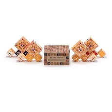 UNCLE GOOSE LINDENWOOD FOREIGN ALPHABET BLOCKS (ASIA)