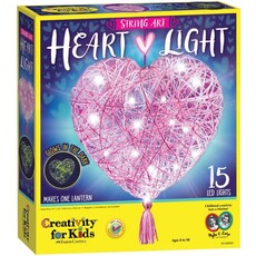 CREATIVITY FOR KIDS STRING ART HEART LIGHT