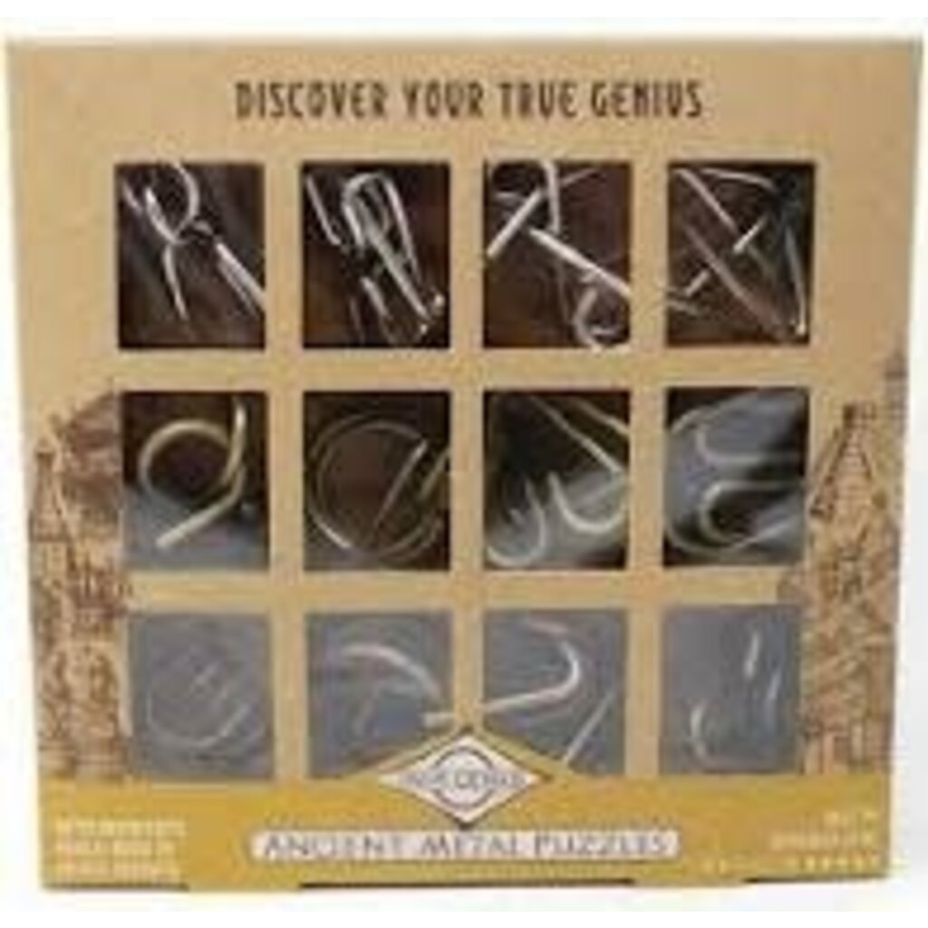 PROJECT GENIUS 12 ANCIENT METAL PUZZLES