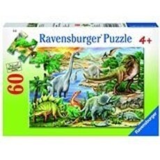 RAVENSBURGER USA PREHISTORIC LIFE 60 PIECE PUZZLE