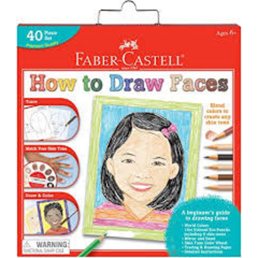 FABER CASTELL HOW TO DRAW FACES