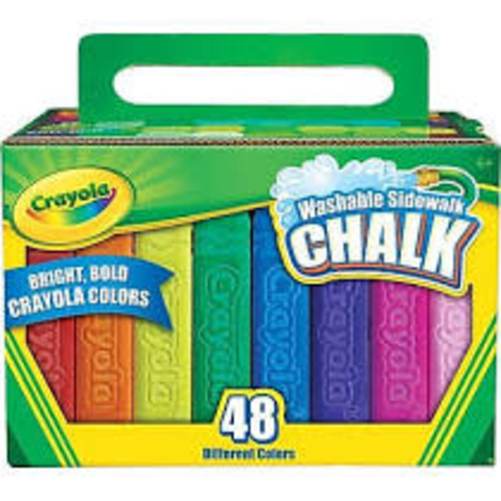 CRAYOLA WASHABLE SIDEWALK CHALK