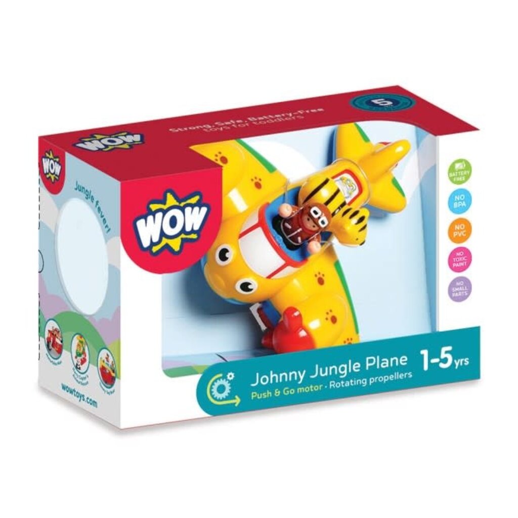 WOW TOYS USA JOHNNY JUNGLE PLANE WOW