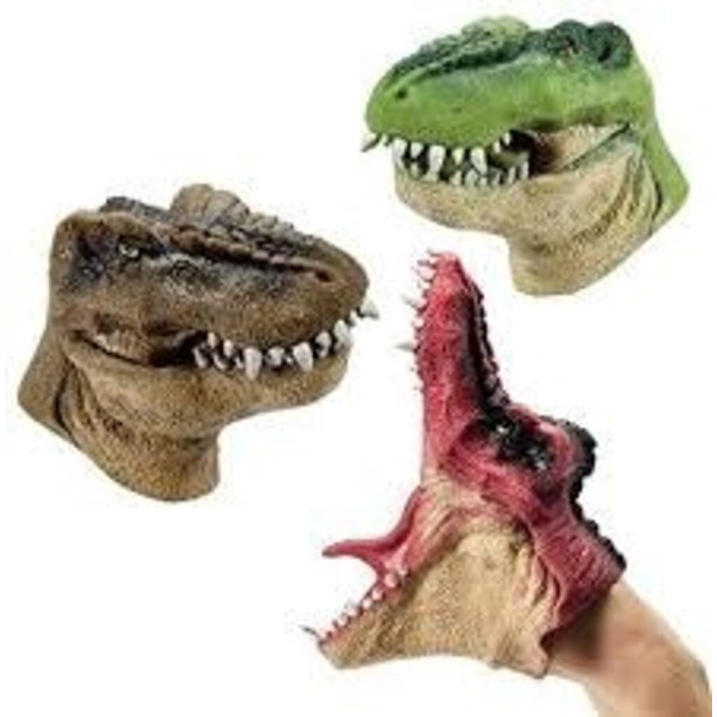 SCHYLLING ASSOCIATES RUBBER HAND PUPPET DINOSAUR