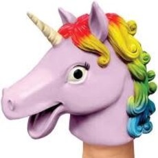 SCHYLLING ASSOCIATES RUBBER HAND PUPPET UNICORN