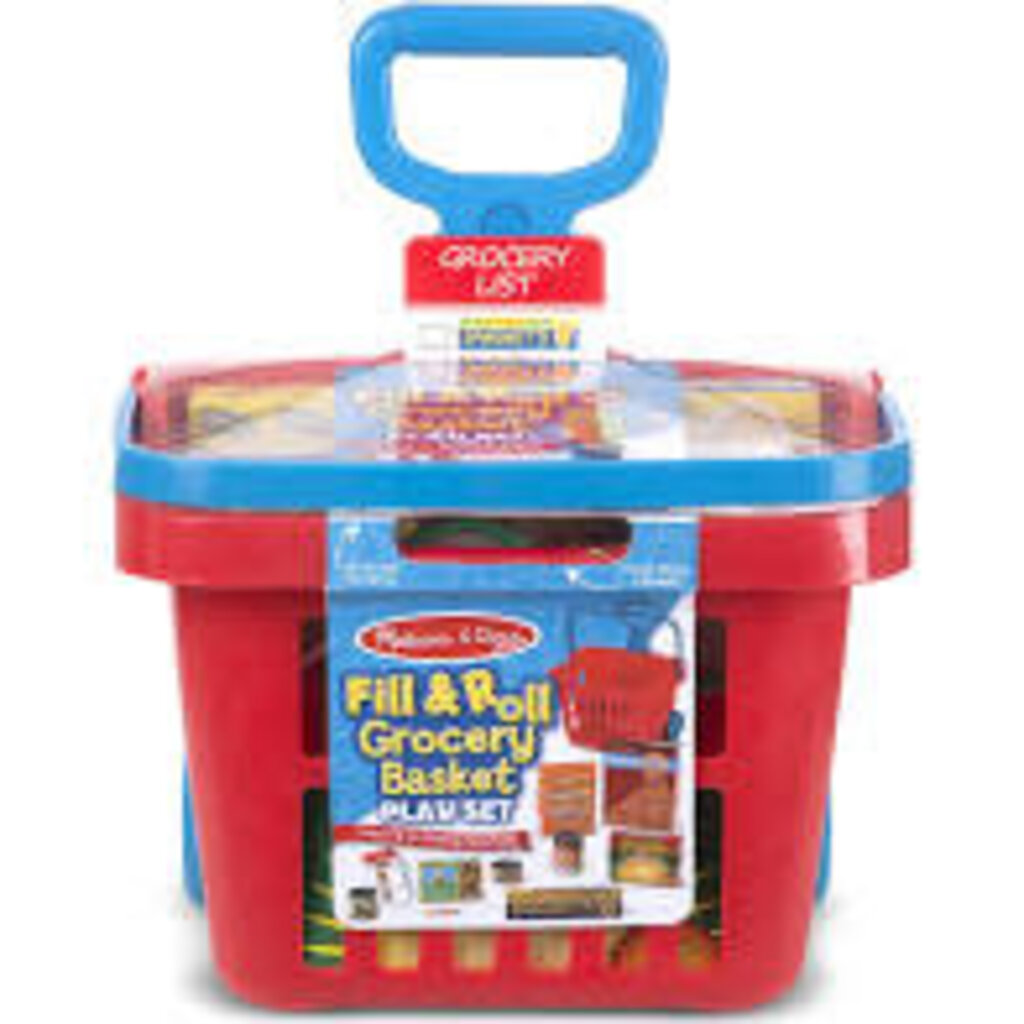 MELISSA AND DOUG FILL & ROLL GROCERY BASKET
