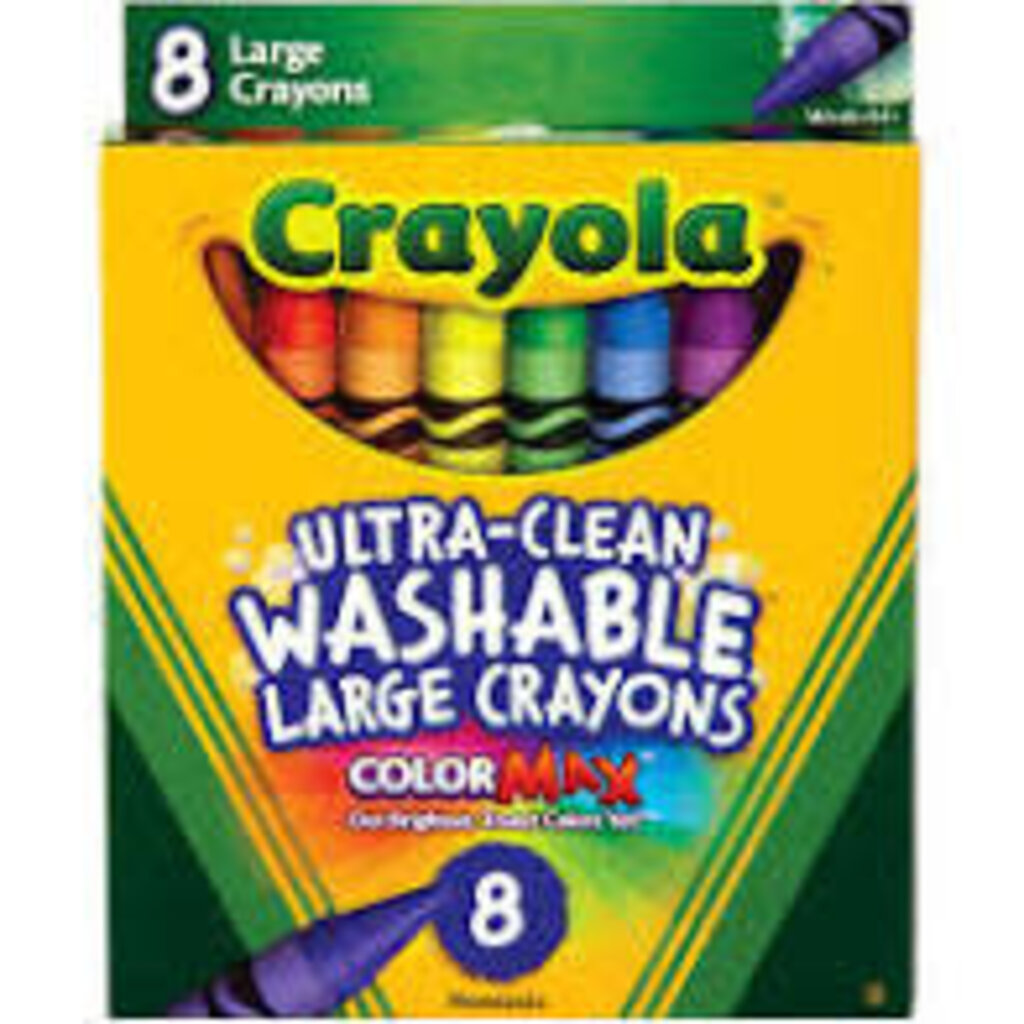 CRAYOLA CRAYOLA CRAYONS 8 LARGE