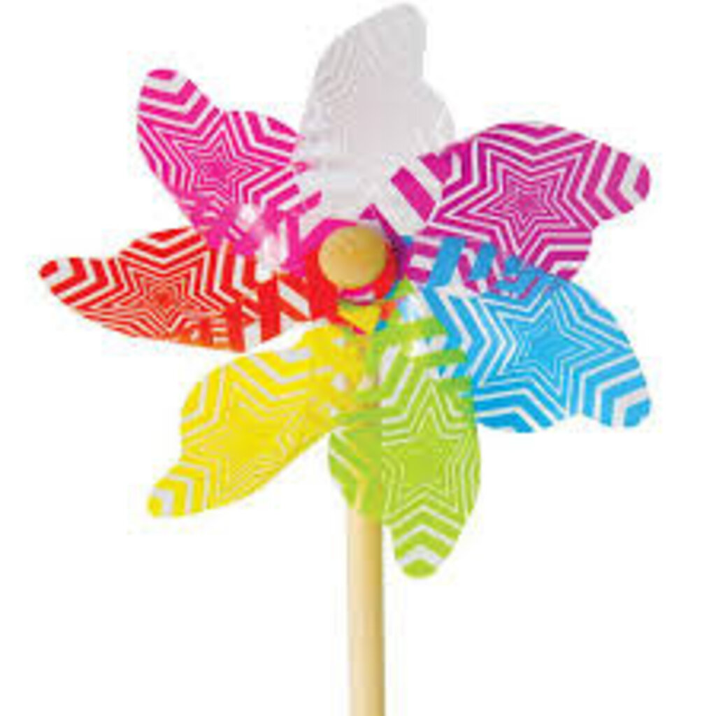 HOUSE OF MARBLES PINWHEEL WINDMILL 7"