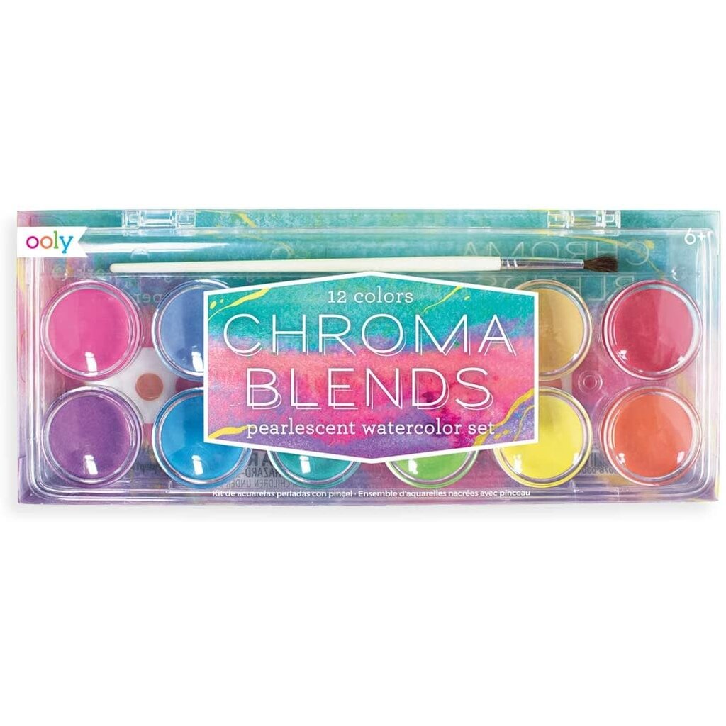 OOLY CHROMA BLENDS WATERCOLOR PAINT SET