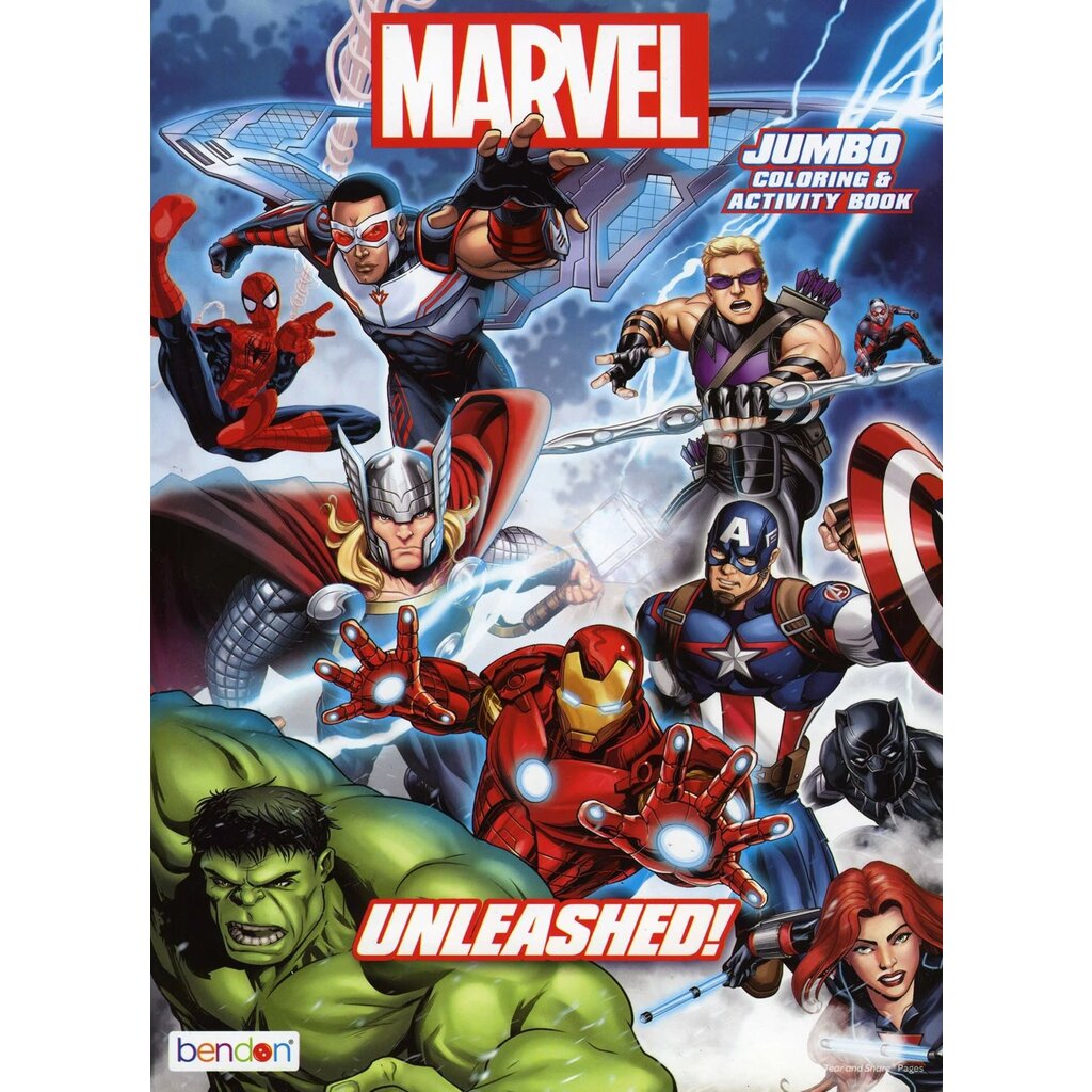MASTER TOY HERO INSPIRED COLORING BOOKS MARVEL