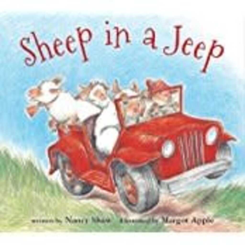 HOUGHTON MIFFLIN SHEEP IN A JEEP