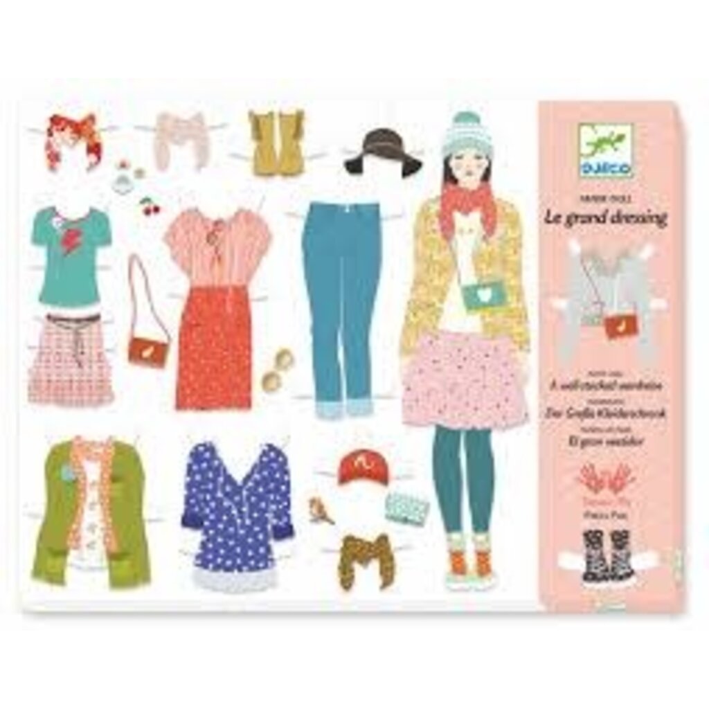 DJECO LE GRAND DRESSING ROOM PAPER DOLLS