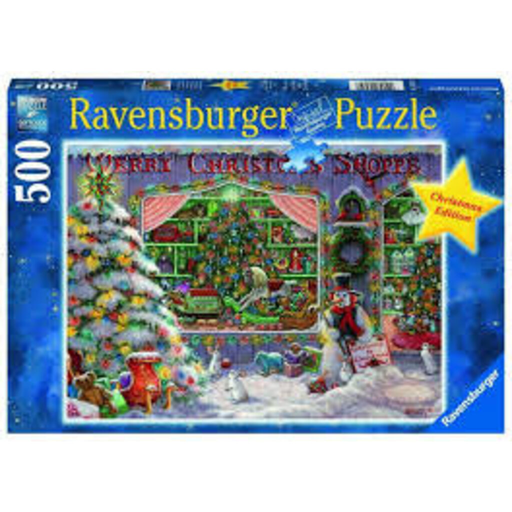 THE CHRISTMAS SHOP 500 PIECE PUZZLE