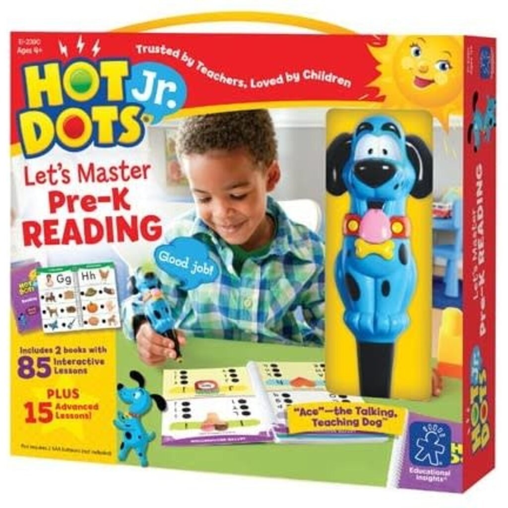 EDUCATIONAL INSIGHTS HOT DOTS LET'S MASTER READING