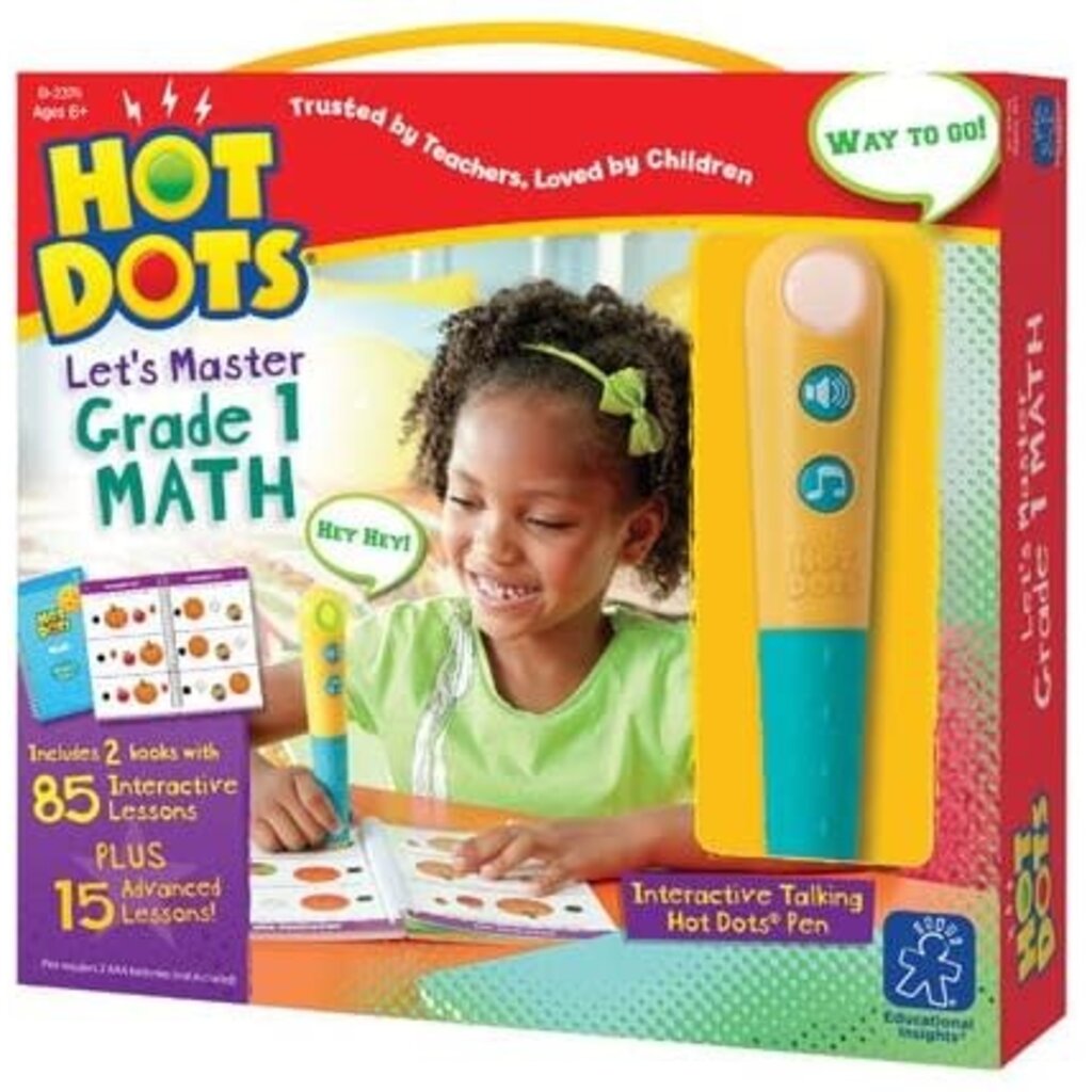 EDUCATIONAL INSIGHTS HOT DOTS LET'S MASTER MATH