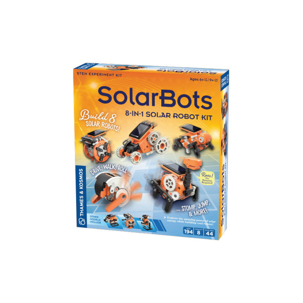 THAMES & KOSMOS SOLARBOTS: 8 IN 1 SOLAR ROBOT KIT