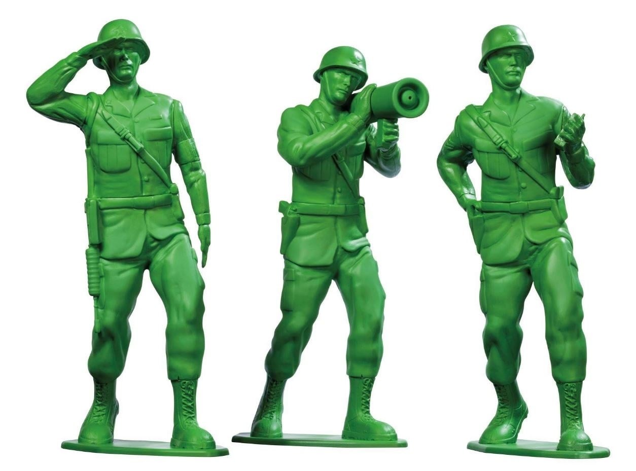 超*ン様 トイストーリー GREEN ARMY MAN / MEDICOM TO Medicom BE@RBRICK Toy Story Green Army Men 100% 400% Bearbrick