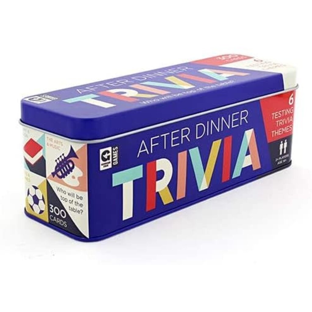 GINGER FOX AFTER DINNER TRIVIA