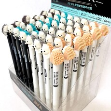 BC USA RETRACTABLE FINELINE GEL PEN HEDGEHOG TOUCH