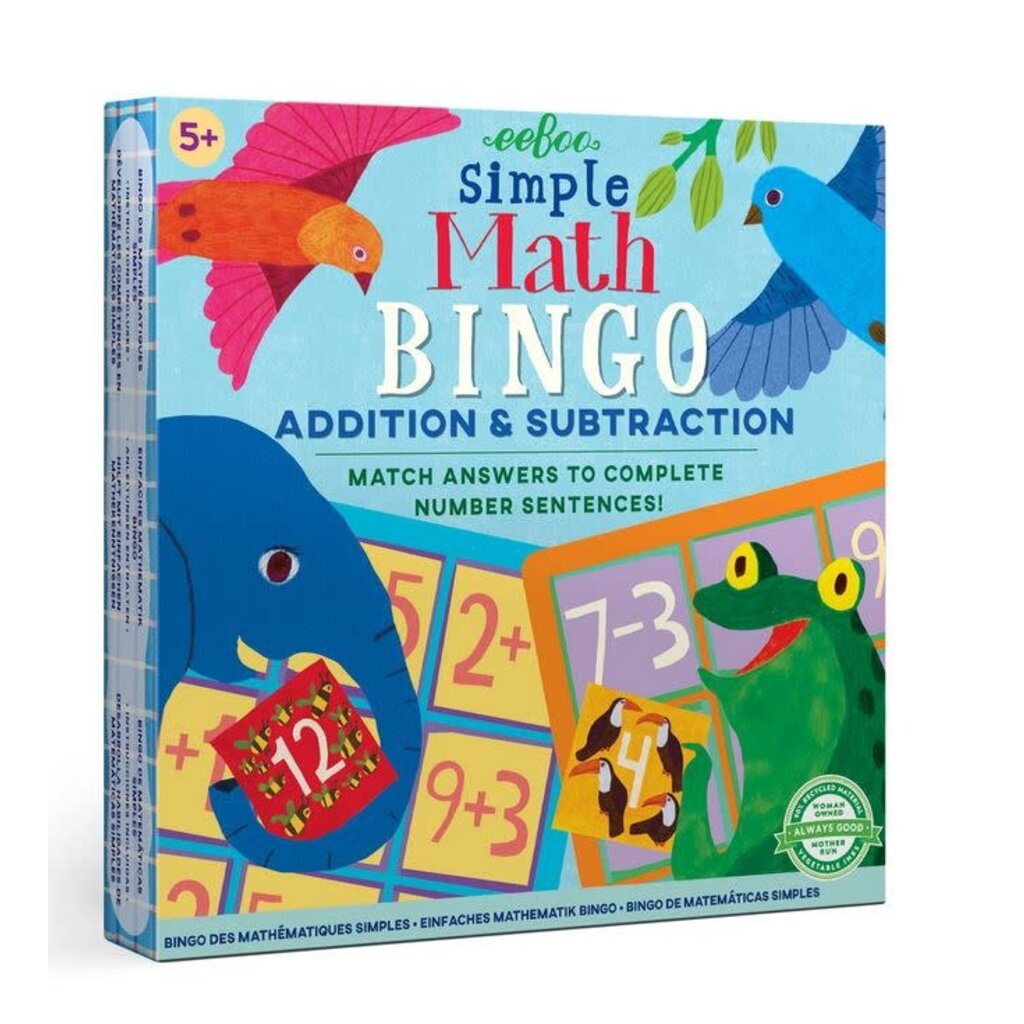 EEBOO MATH BINGO