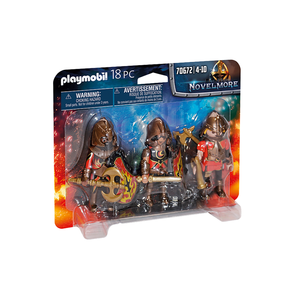 PLAYMOBIL BURNHAM RAIDERS SET**